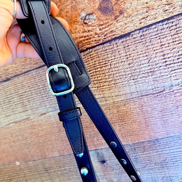 Alexander Wang Alpha Leather Studded Drawstring Bucket Bag - Picture 11 of 13